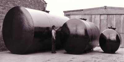 Early Underground Cylindrical Tanks