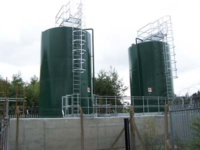 72 000 litre Vertical Cylindrical Tank