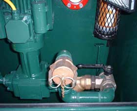 Pump c/w 2 way suction system