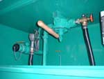 L/H View Fill Point & Hand Pump