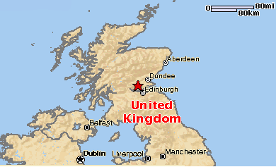 Location of Koronka Factory In Scotland.