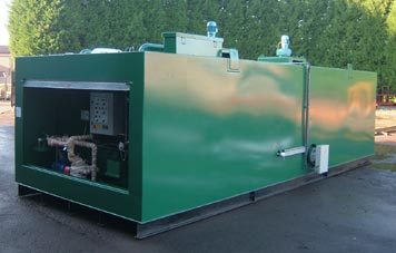 38 000 Litre Bunded Tank c/w Galv Roller Shutter door