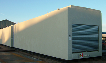 89 000 Litre Bunded Tank c/w Galv Roller Shutter door