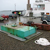 35,000L Bunded tank at Otternish Ferry Terminal shotblasted and two pack epoxy finish to protect from saline conditions