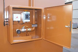 Standard Fill Point Cabinet - built onto tank with contents guage and alarm